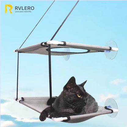 Cat Hammock Window Bed – Double Decker Hanging Sunny Seat