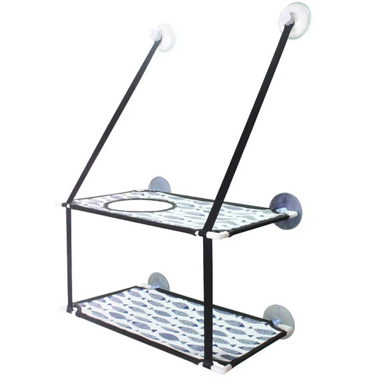 Cat Hammock Window Bed – Double Decker Hanging Sunny Seat