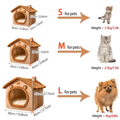 Foldable Cat House – Washable Cat House