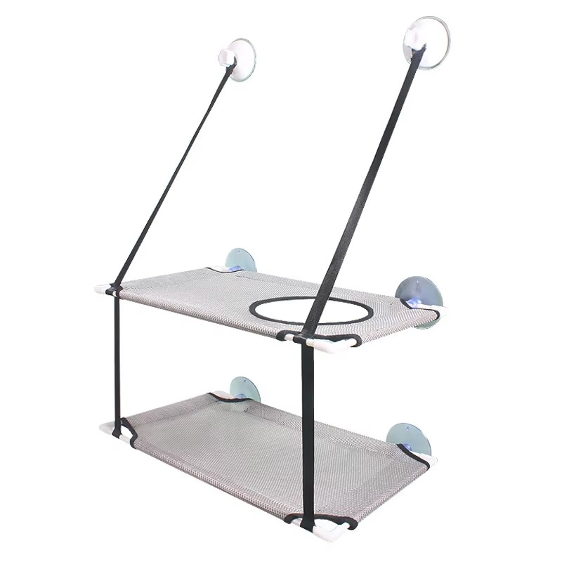 Cat Hammock Window Bed – Double Decker Hanging Sunny Seat