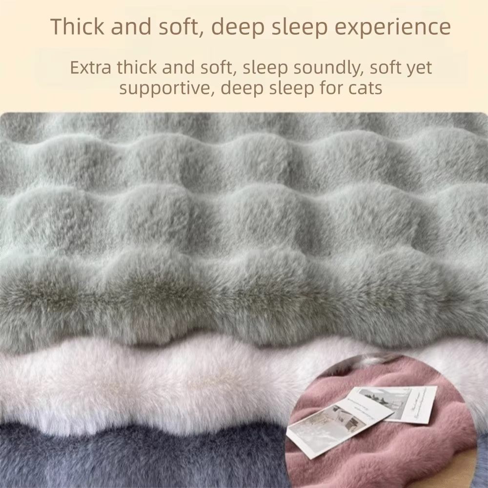 Soft Round Sleeping Bed for Indoor Cats